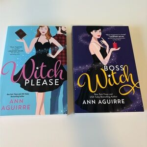 Ann Aguirre Witch Please & Boss Witch Paperback Books